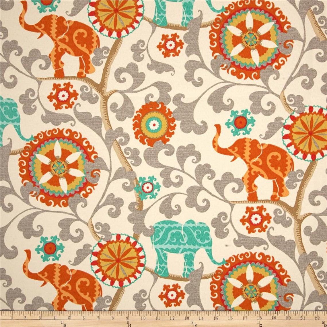 Two 26 X 26 Custom Euro Pillow Covers Indoor Outdoor Elephant Etsy