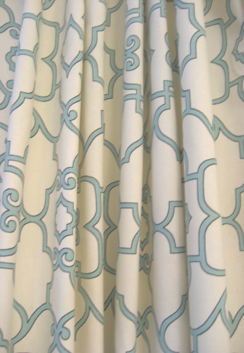 Two 96 X 50 Custom Curtain Panels Rod Pocket Etsy