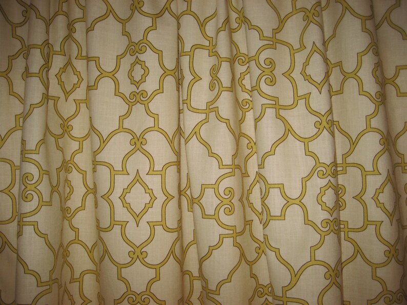 Two 96 X 50 Custom Curtain Panels Rod Pocket Etsy
