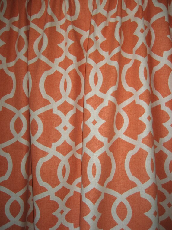 Two 96 X 50 Custom Curtain Panels Lattice Etsy
