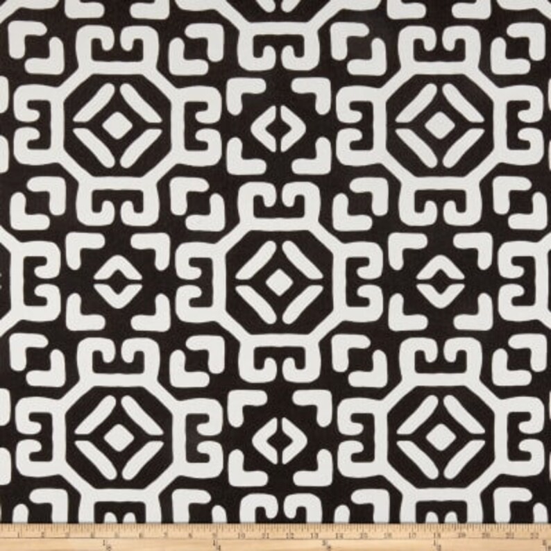 One Custom 78 X 54 Stall Shower Curtain Indoor Outdoor Geometric Aztec Southwest Matte Black White