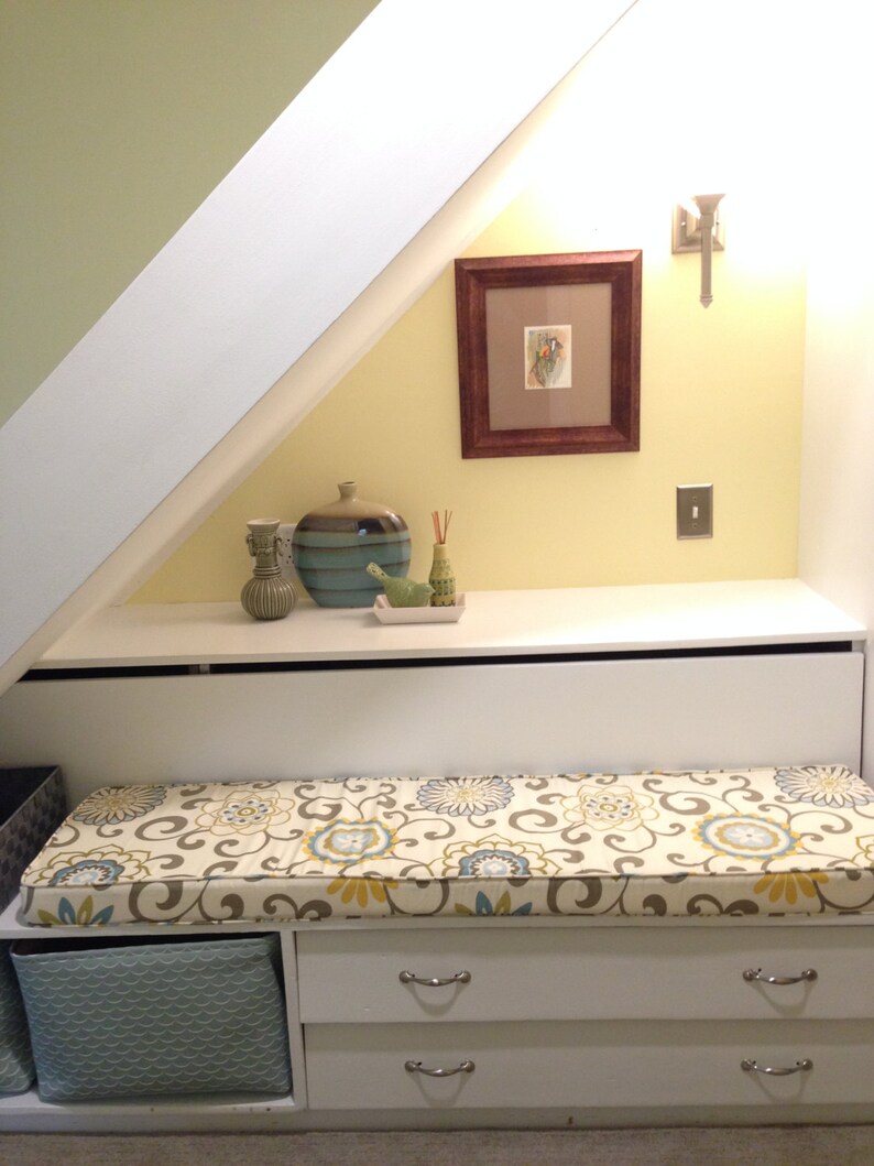 One Custom Bench Seat Cushion with Cover for Ikea Kallax Etsy