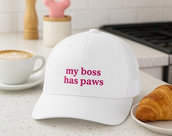 Dog Mom Trucker Hat Mesh Cap Adjustable Dog Lover Hat Pet Mom Gift Casual Trucker Cap