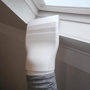 Adaptador de ventilación portátil para aire acondicionado de ventana / Manguera de ventilación de 150 mm (6") para ventanas abatibles y basculantes.