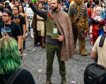 Túnica y capa de cosplay de Ranger Galáctico para hombre – Disfraz de aventura de ciencia ficción