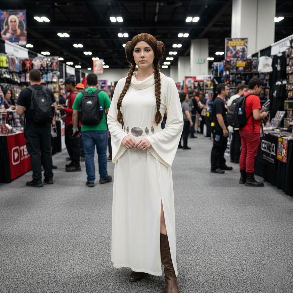 princess leia white dress cosplay Wars Jedi Princess Leia Cosplay Costume White Dress+Silver Headband Halloween