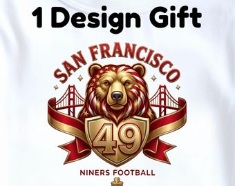 49ers PNG , San Francisco 49ers Football Shirt Design, Game Day Sublimation, Cricut Cut File, Digital Download