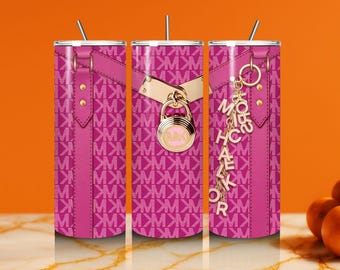 Diseño PNG de lujo para vaso delgado de 20 oz / Descarga digital de estilo de diseñador inspirado en la moda / Diseño de lujo para vaso / Diseño digital