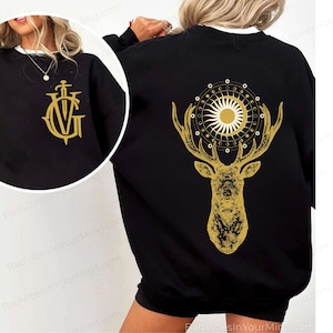Sweatshirt Leigh Bardugo Grishaverse, ombre et os, Six of Crows, Kaz Brekker, Alina Starkov, chemise Sun Summoner Grisha
