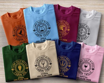Sudadera con capucha y camiseta personalizada de Percy Jackson, Campamento Mestizo, Camiseta de Héroes del Olimpo, Camiseta del Campamento Júpiter, Camiseta de regalo para amantes de los libros,
