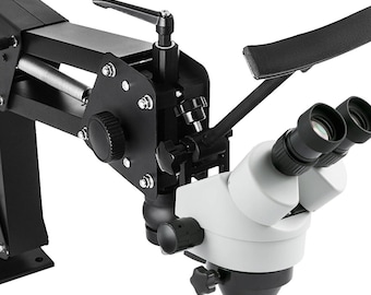 Jewelry Microscope 7X-45X with LED Light, Jewelers Engraving & Setting Tool, Fine Detail Work