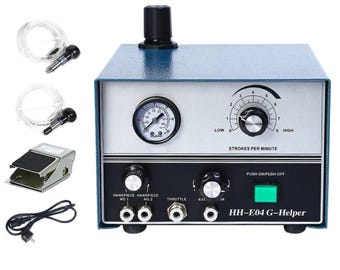 Double head Jewelry Pneumatic Engraving Machine