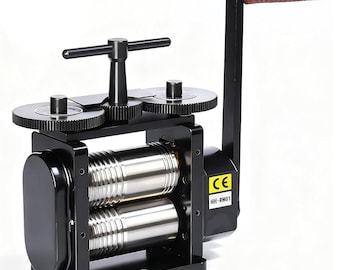 Professional Metalsmith Rolling Mill Machine – Hardened Steel Jewelry Forming Tool for Gold, Silver, Copper & Stainless Steel