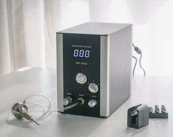 3 in 1 No Air Compressor Jewelry Pneumatic Engraving Machine, and capable of Engraving, Polishing, and Drilling, foot pedal control