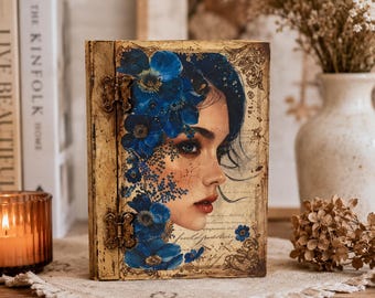 Vintage Wooden Book Box