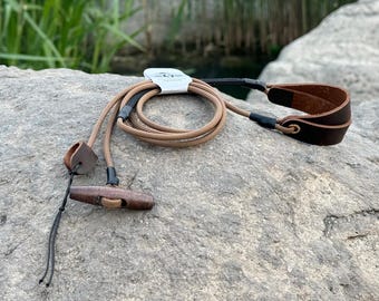 Shepherd Sling Crafted with Genuine Leather and Heavy Duty Paracord