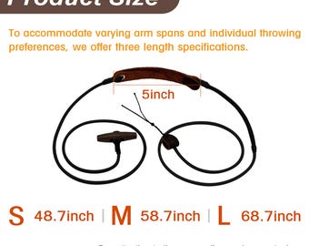 Shepherd Sling Crafted with Genuine Leather and Heavy Duty Paracord