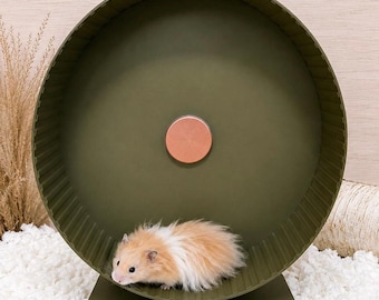 Large 12” Hamster Wheel – Silent Exercise Wheel for Syrian Hamsters