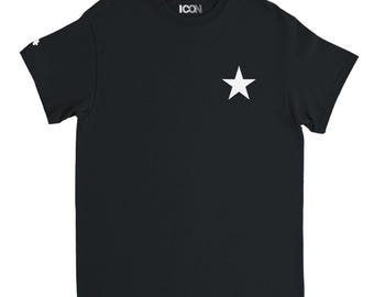 Camiseta unisex de peso pesado / Camiseta con gráfico icónico minimalista / Ropa urbana para el día a día