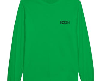 Camiseta clásica unisex de manga larga / Camiseta con gráfico minimalista / Ropa urbana para el día a día