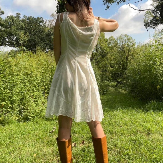 Antique Edwardian Step in Romper - image 4