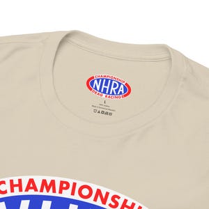 Camiseta de carreras de resistencia del campeonato NHRA / Camiseta con el logotipo de carreras imagen 3