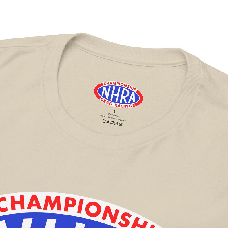 Camiseta de carreras de resistencia del campeonato NHRA / Camiseta con el logotipo de carreras imagen 3