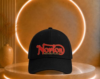 Norton Motorcycles logo Baseball Cap | Retro Motorcycle Patch
