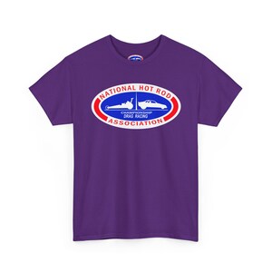 Koszulka z logo National Hot Rod Association | Owalny emblemat wyścigów drag zdjęcie 14