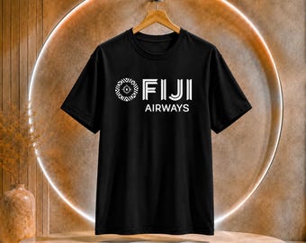 Fiji Airways Logo Tee | Airline Travel Shirt soff