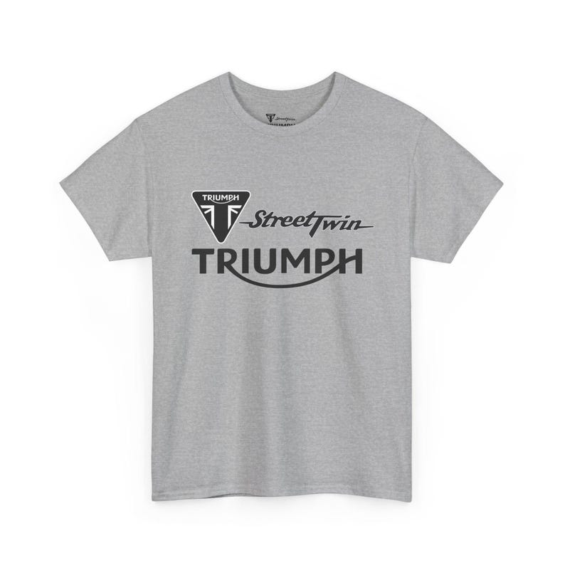 Camiseta con el logotipo de Triumph Street Twin / Camiseta de la marca de motocicletas imagen 7