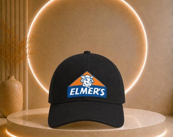 Elmer's Logo Cap | Baseball Cap, Glue Brand Patch