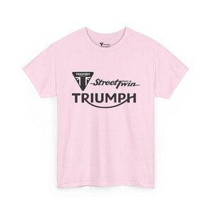 Camiseta con el logotipo de Triumph Street Twin / Camiseta de la marca de motocicletas imagen 11