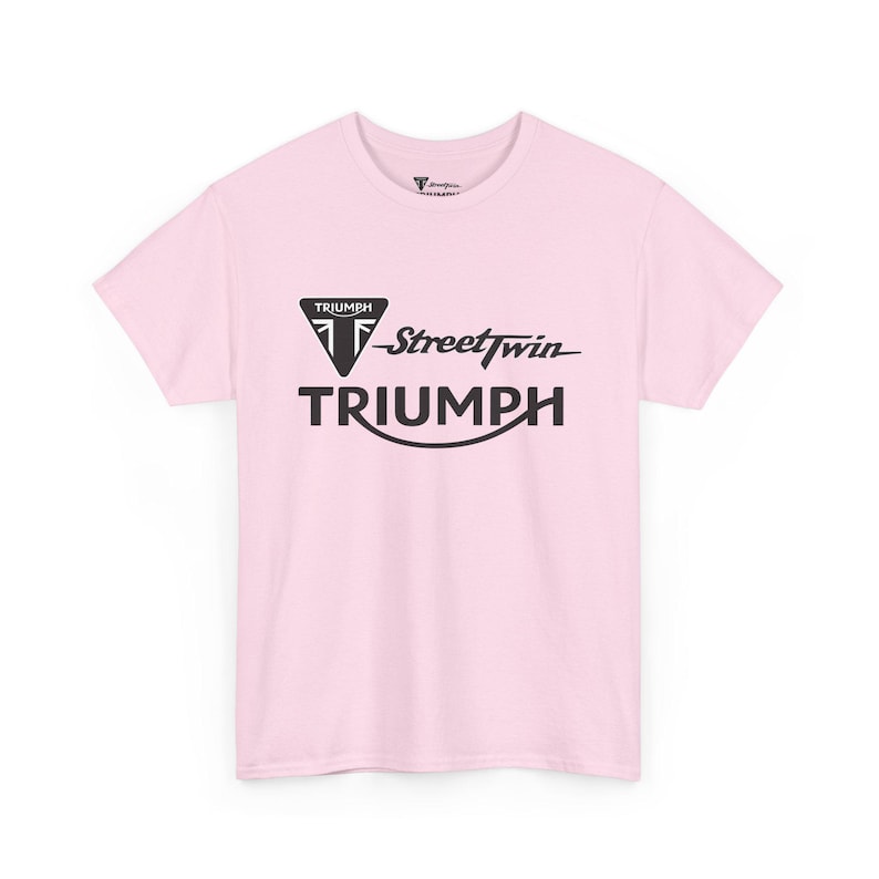 Camiseta con el logotipo de Triumph Street Twin / Camiseta de la marca de motocicletas imagen 11