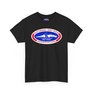 Koszulka z logo National Hot Rod Association | Owalny emblemat wyścigów drag zdjęcie 15