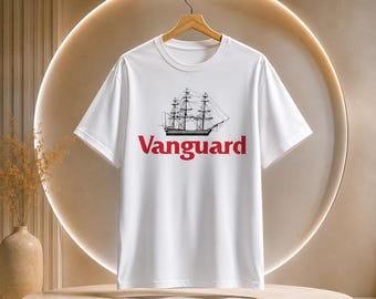Vanguard Sailing Ship Tee | Vintage Tall Ship Logo T-shirt
