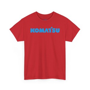 Komatsu Black Excavator Machine Tee | Construction Heavy Equipment Shirt image 15