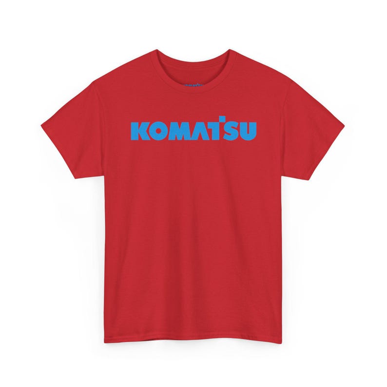 Komatsu Black Excavator Machine Tee | Construction Heavy Equipment Shirt image 15