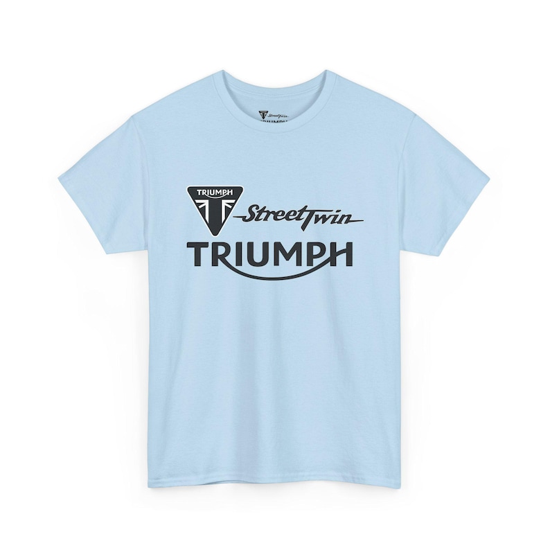 Camiseta con el logotipo de Triumph Street Twin / Camiseta de la marca de motocicletas imagen 10