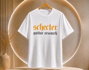 Schecter Guitar Research Logo Tee | Band Shirt, Music Merch