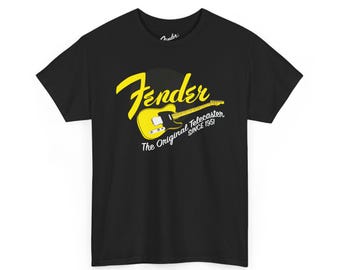 Fender Guitars Since 1951 T-Shirt | Vintage Music Logo Tee