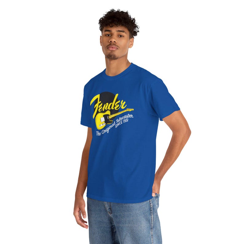 Camiseta con el logo de Fender Guitars Since 1951 / Camiseta con el logo de música vintage imagen 5