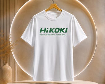 HiKOKI logo T-Shirt | Green Tool Brand Graphic Tee