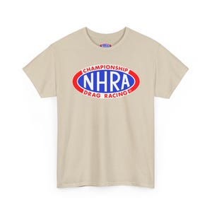 Camiseta de carreras de resistencia del campeonato NHRA / Camiseta con el logotipo de carreras Sand