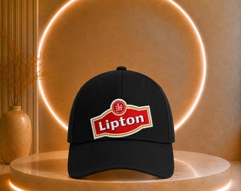 Lipton Logo Baseball Cap | Red Tea Brand Hat
