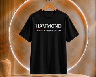 Hammond logo tee | Hammond The Sound The Soul The One t-shirt