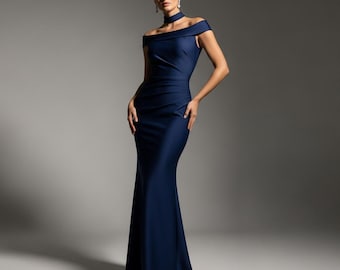 Schulterfreies Kleid Schnittmuster, tailliertes elegantes Kleid | Anfänger Schnittmuster + Anleitung für Anfänger | XXS–7XL | A0, A4 & US Letter