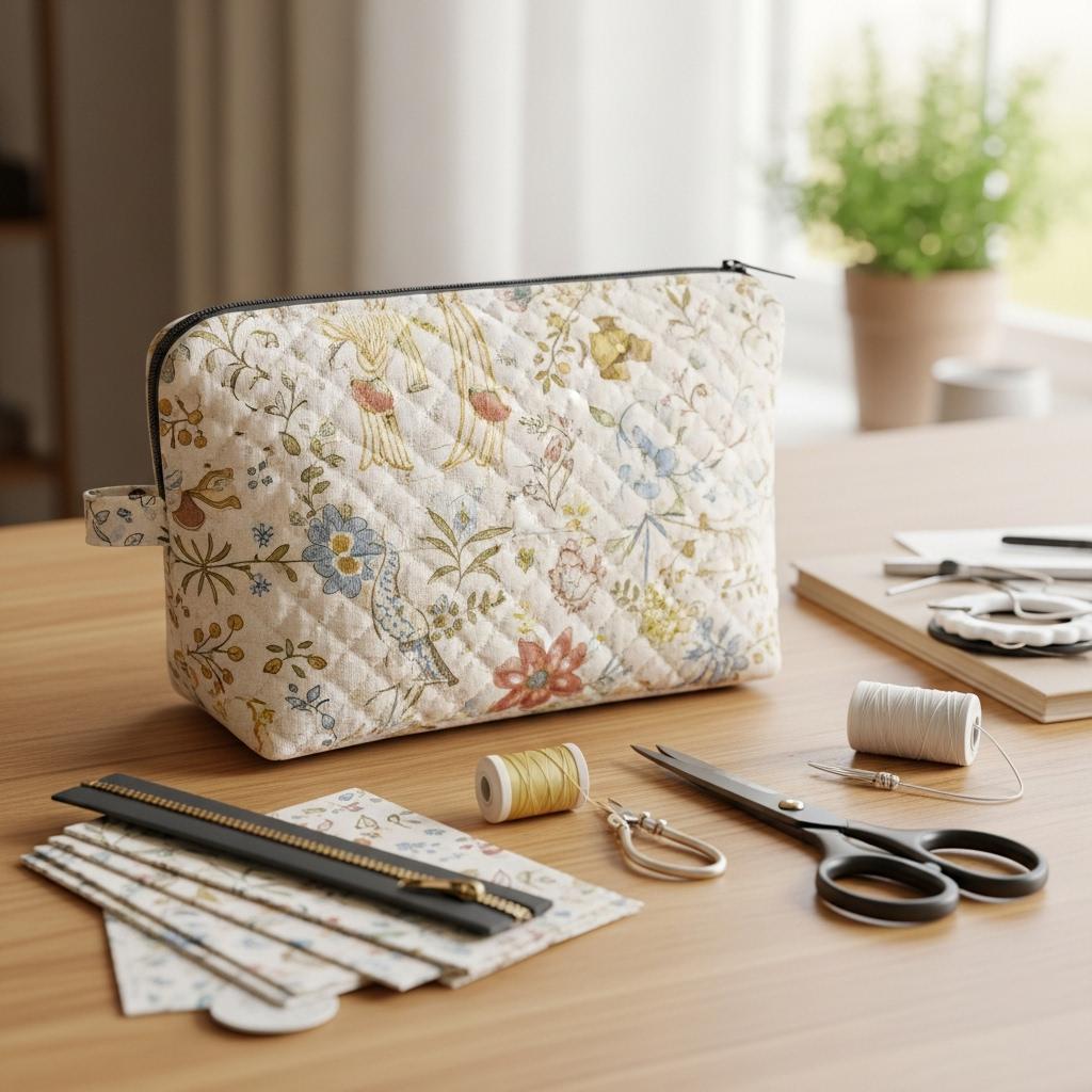 Makeup Bag Pattern PDF Sewing Tutorial - Easy Multi-compartment ...