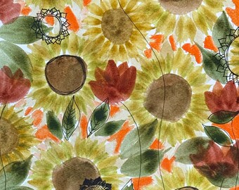 Aquarell Sonnenblume