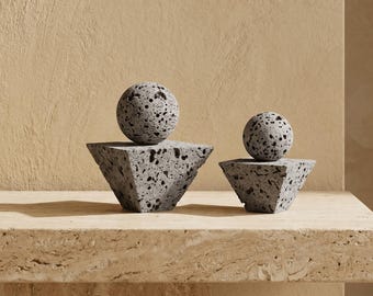 Handmade Lava Rock Diffuser – Floating Planet Aromatherapy Stone | WabiSabi Home Decor | Gift For Lover